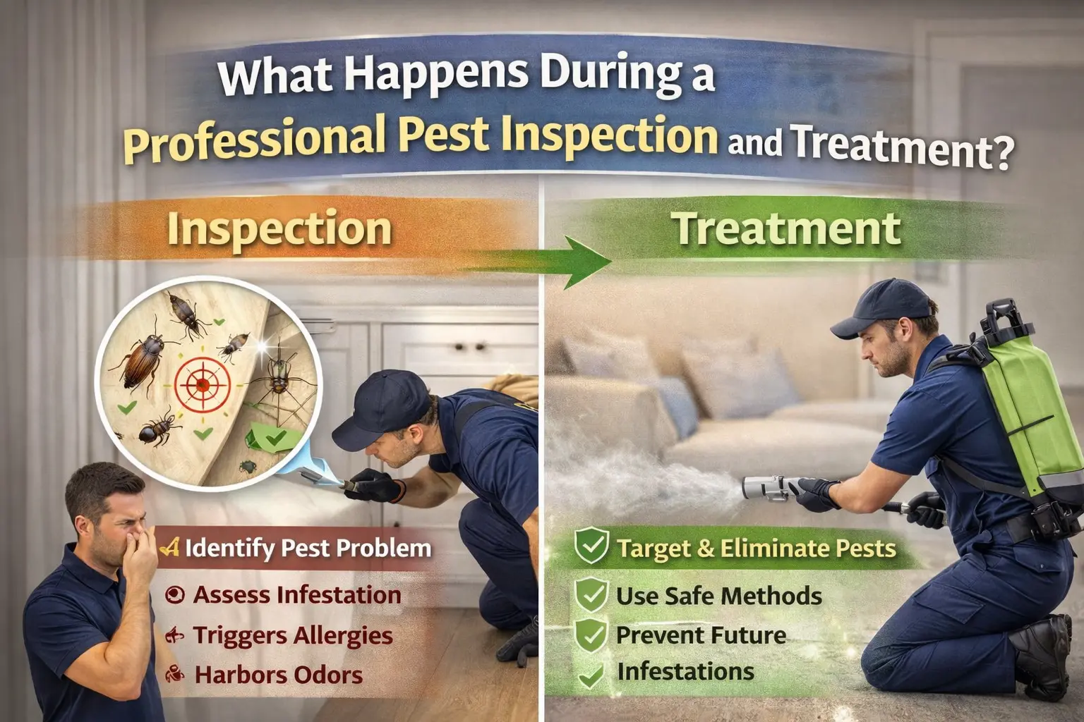 What Happens During a Professional Pest Inspection and Treatment?